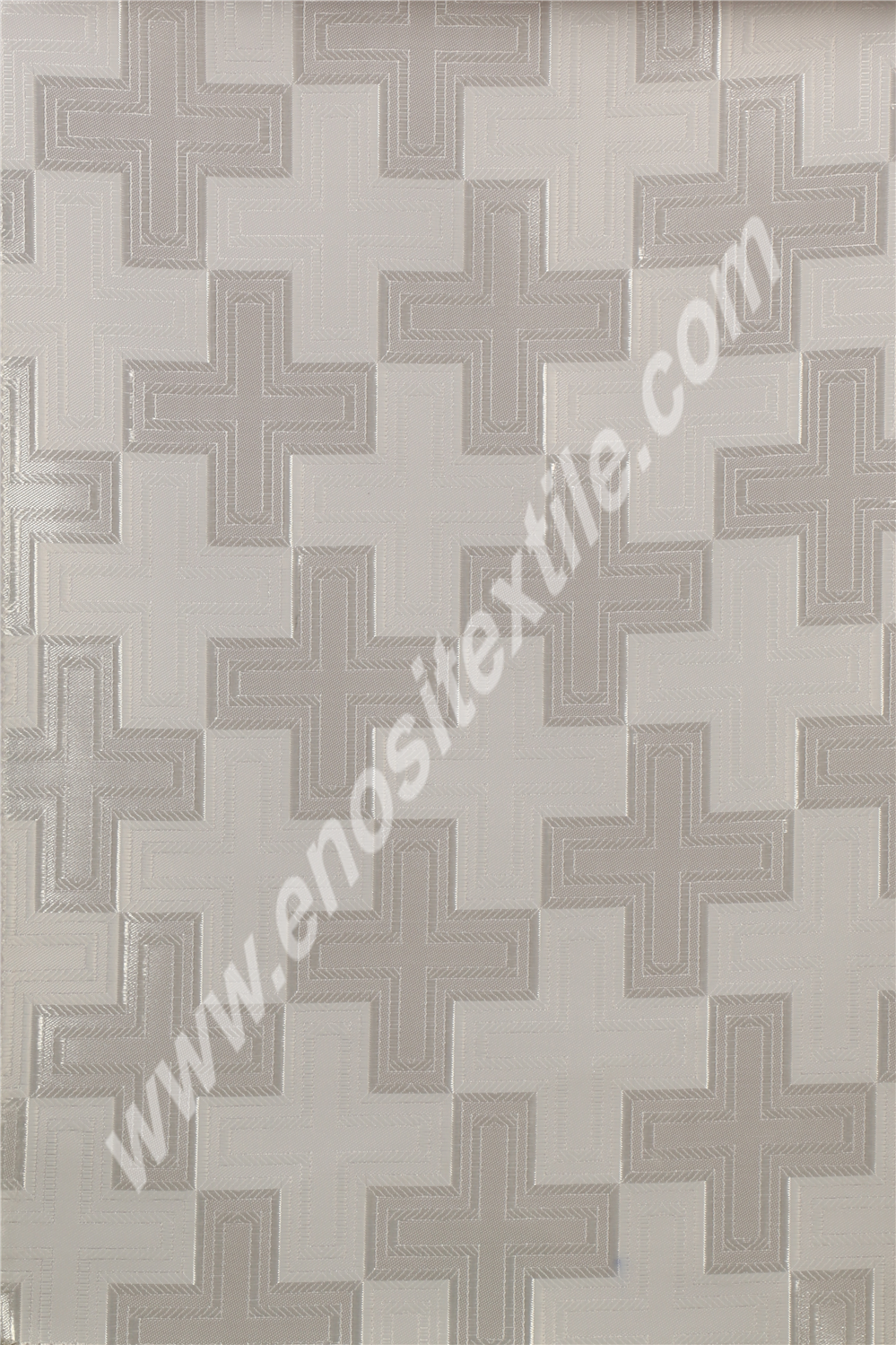 KL-041 White-Silver Brocade Fabrics